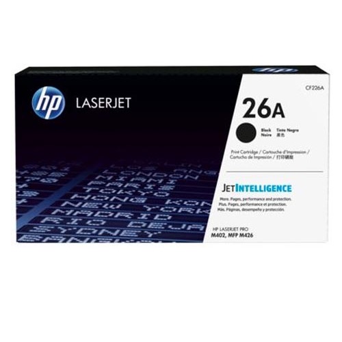 Mực in HP 26A Black Original LaserJet Toner Cartridge CF226A